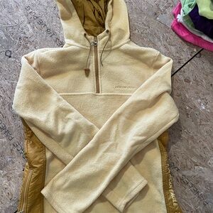 American Eagle Outfitters Yellow Hoodie